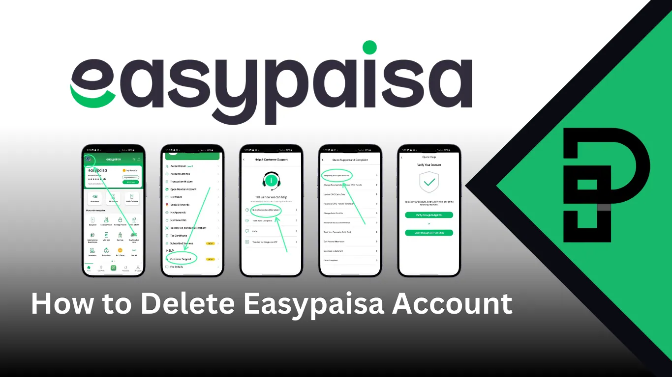Delete Easypaisa Account