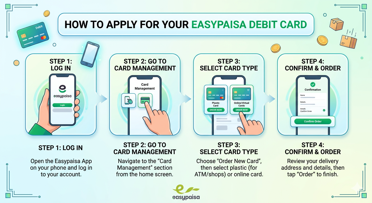 Easypaisa Card Application Guide